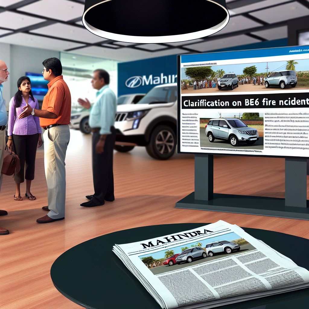 Mahindra responds with clarification on BE6 fire incident: Full details