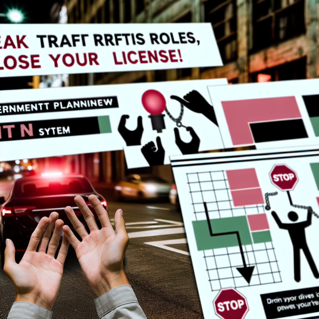 Break traffic rules, lose your license! Government planning new point-based system