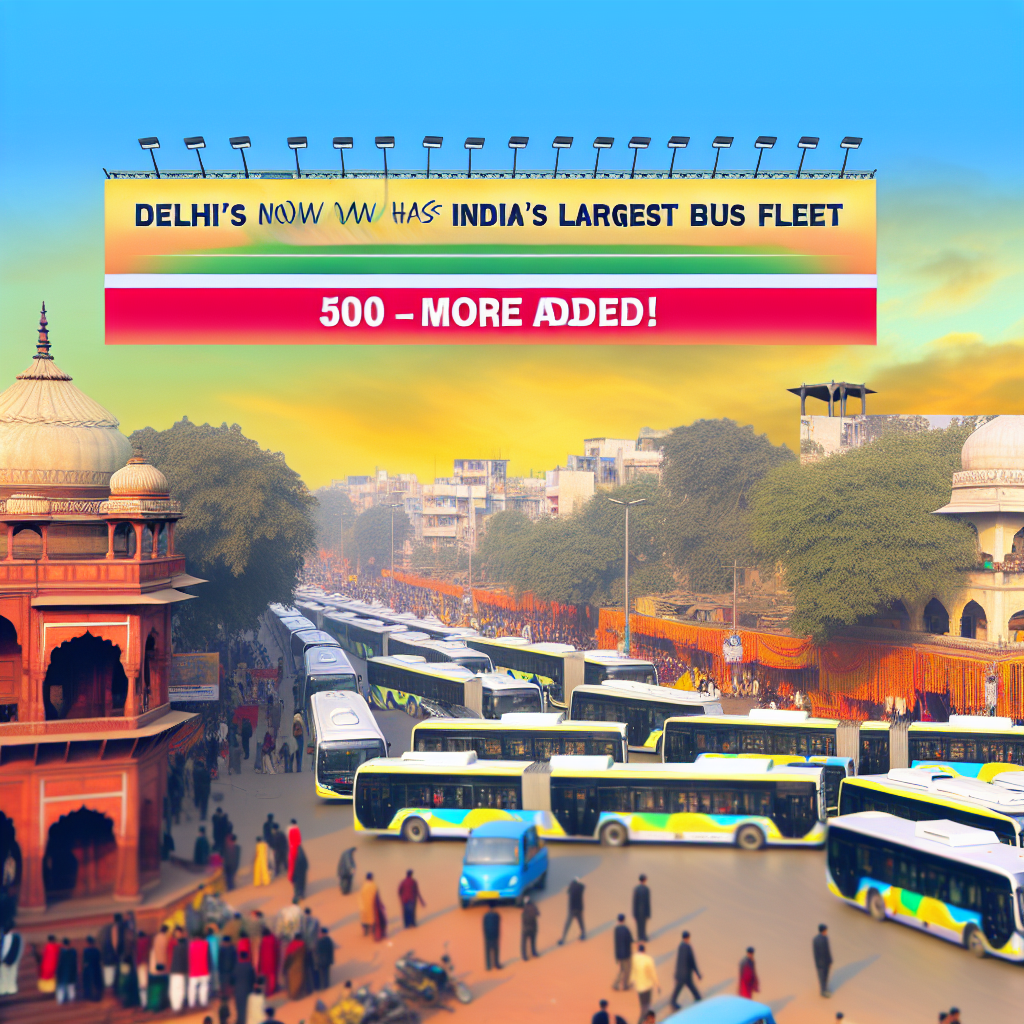 Delhi now has India's largest electric bus fleet: 500 more added!