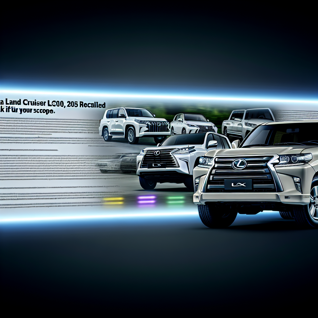 Toyota Land Cruiser LC300, Lexus LX recalled: Check if your SUV is on the list