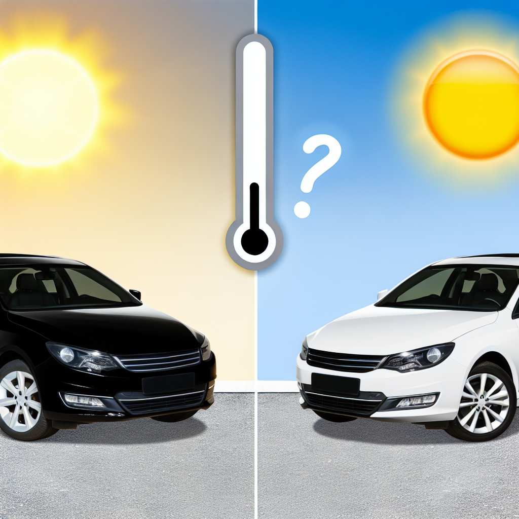 Black cars vs white cars: Are black cars hotter than white cars in summer? Explained.