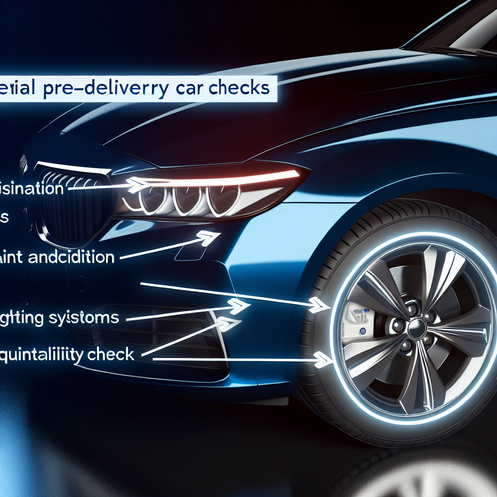 Important things to check before taking delivery of a new car