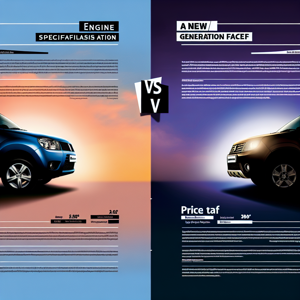New Renault Duster vs Tata Sierra: Engine Specifications and Price Comparison