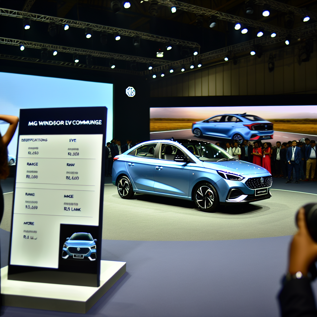 MG Windsor EV Commute launched at Rs 13.49 lakh: Specifications, range and more