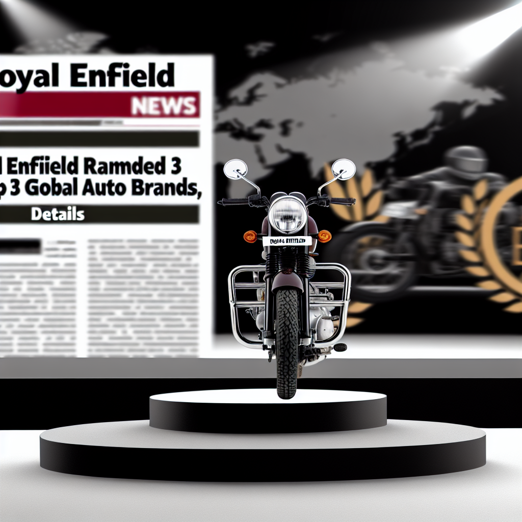 Royal Enfield ranked among top 3 global auto brands, report says: Details