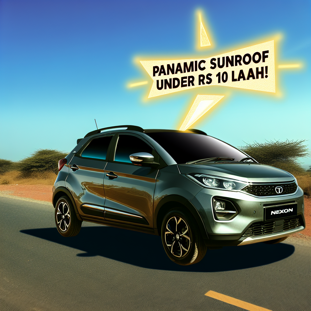 Tata Nexon Pure+ PS trim launched: Panoramic sunroof under Rs 10 lakh!
