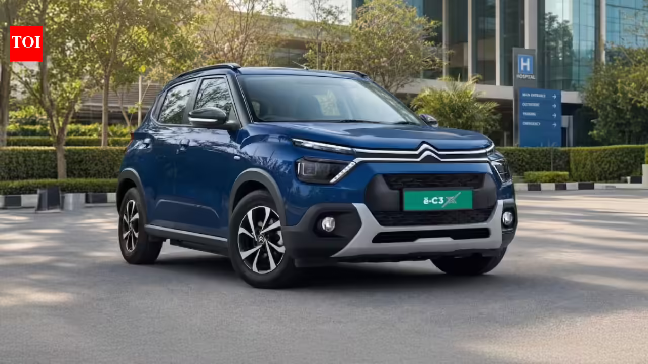 Citroen EV:Citroen e-C3X launched at Rs 10.25 lakh: Bass, features explained.