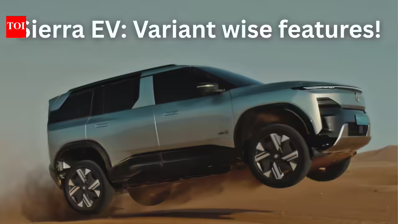 :Tata Sierra EV: Variant-wise features revealed along with price |